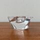 Crystal candlestick from the Tornado vintage series by Jan Johanssen for Orrefors, Sweden.