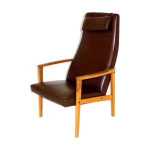 Fauteuil compas noir
