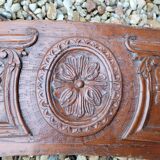 Cornice fronton in cherry wood around 1800