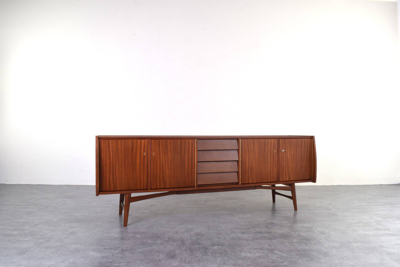 Mid-Century Danish Teak Sideboard, 1960s.