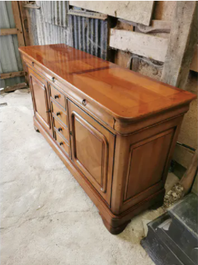 Low buffet in solid cherry tree