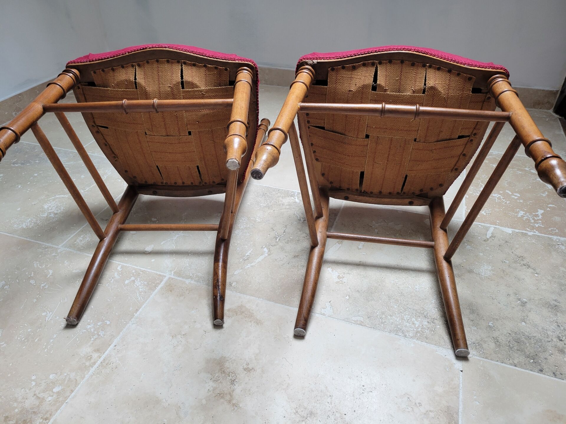 2 Louis XVI style chairs