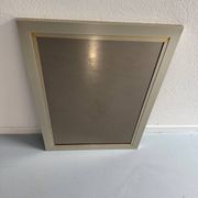 Old Belgo Chrome mirror bronze glass design from the 70s vintage