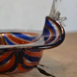 Blue and red basket