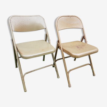 Chairs folding metal