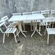 Set of chairs and tables bistro metal
