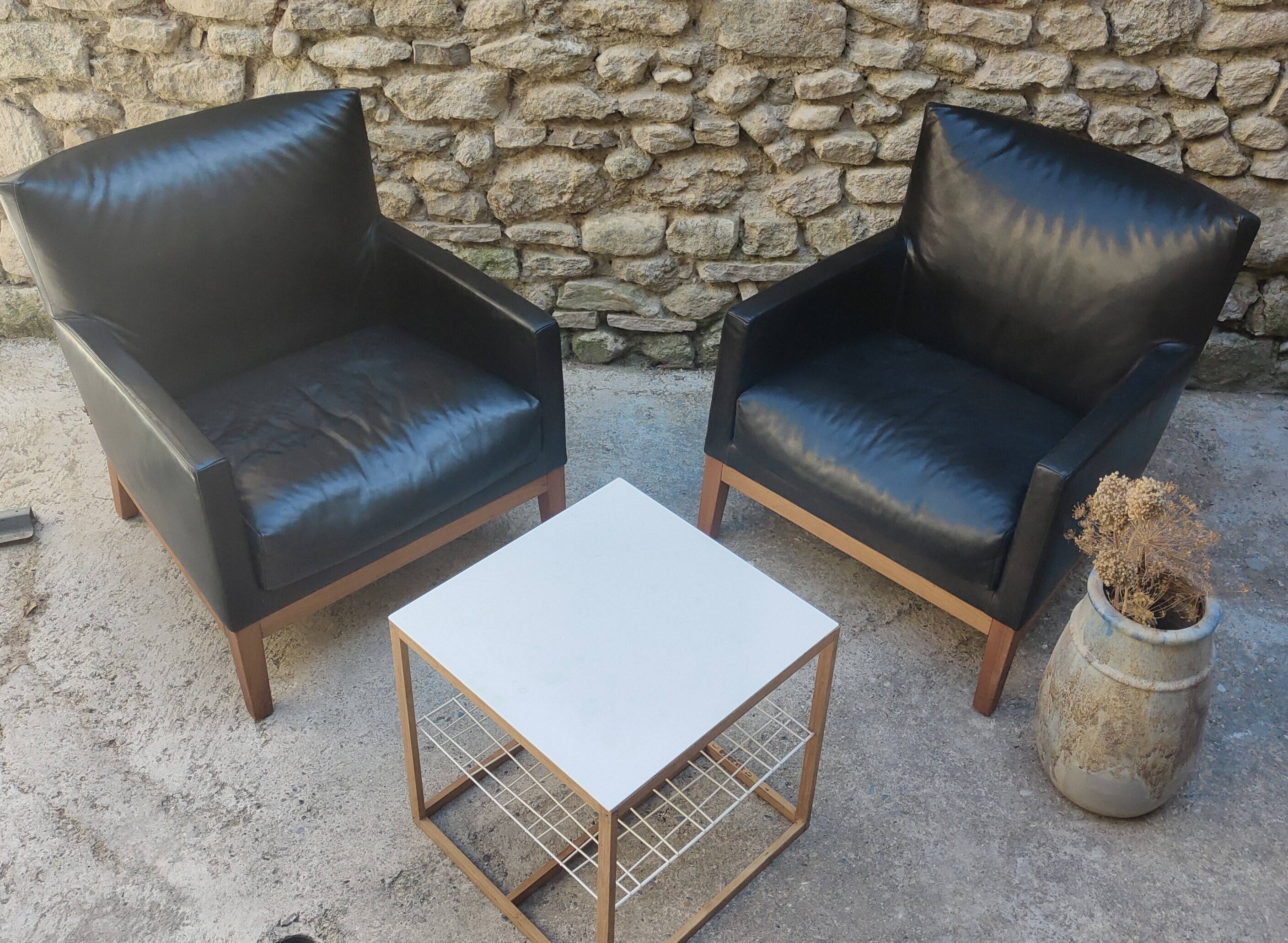 Pair of Impala armchairs