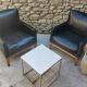 Pair of Impala armchairs
