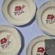 Set of 10 Deep Plates Model Josiane Sarreguemines Manufacture