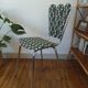 Reupholstered "petal" chair set