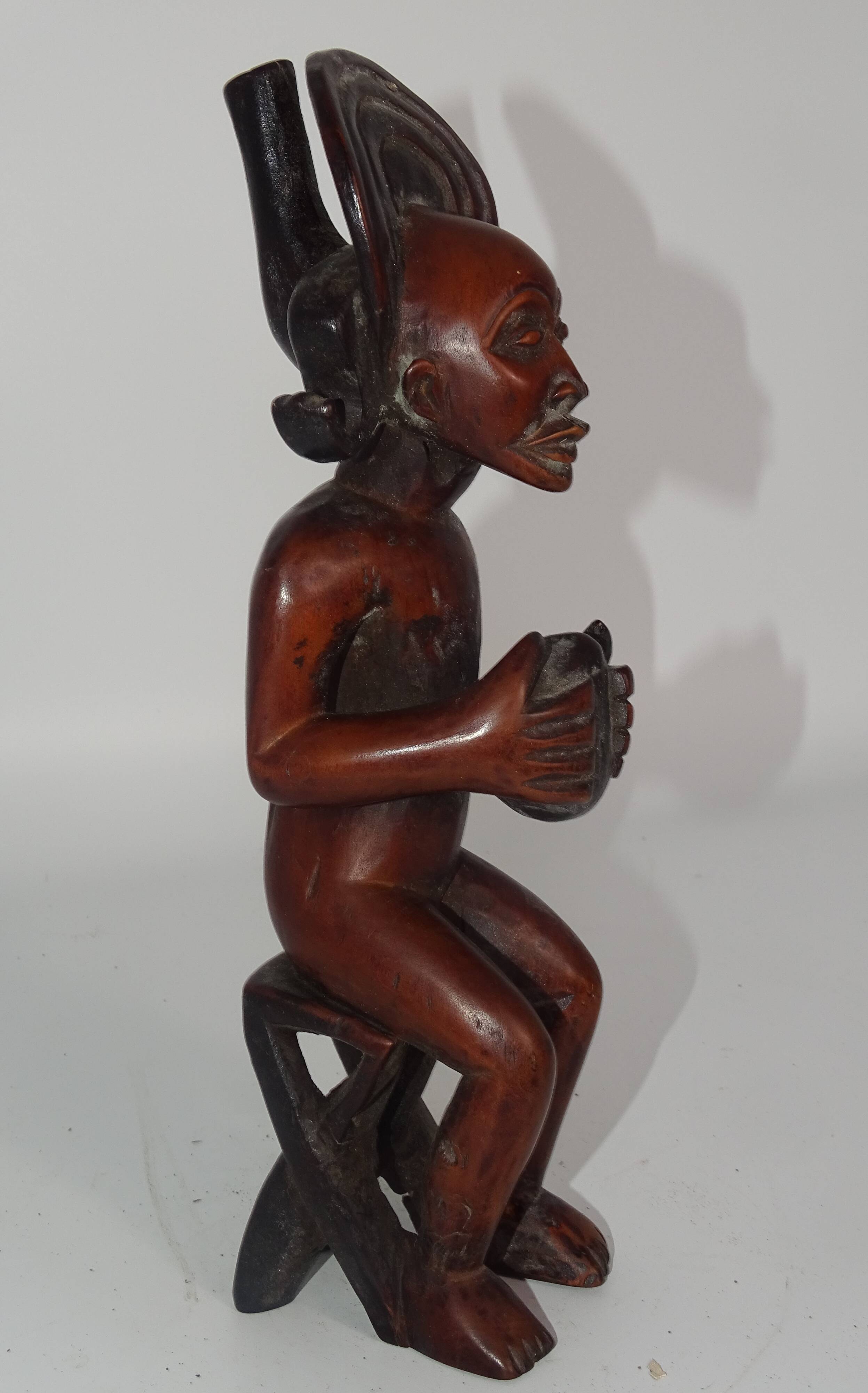 Chokwe / Tshokwe statue, DRC, Collection of Doctor Jean Redor