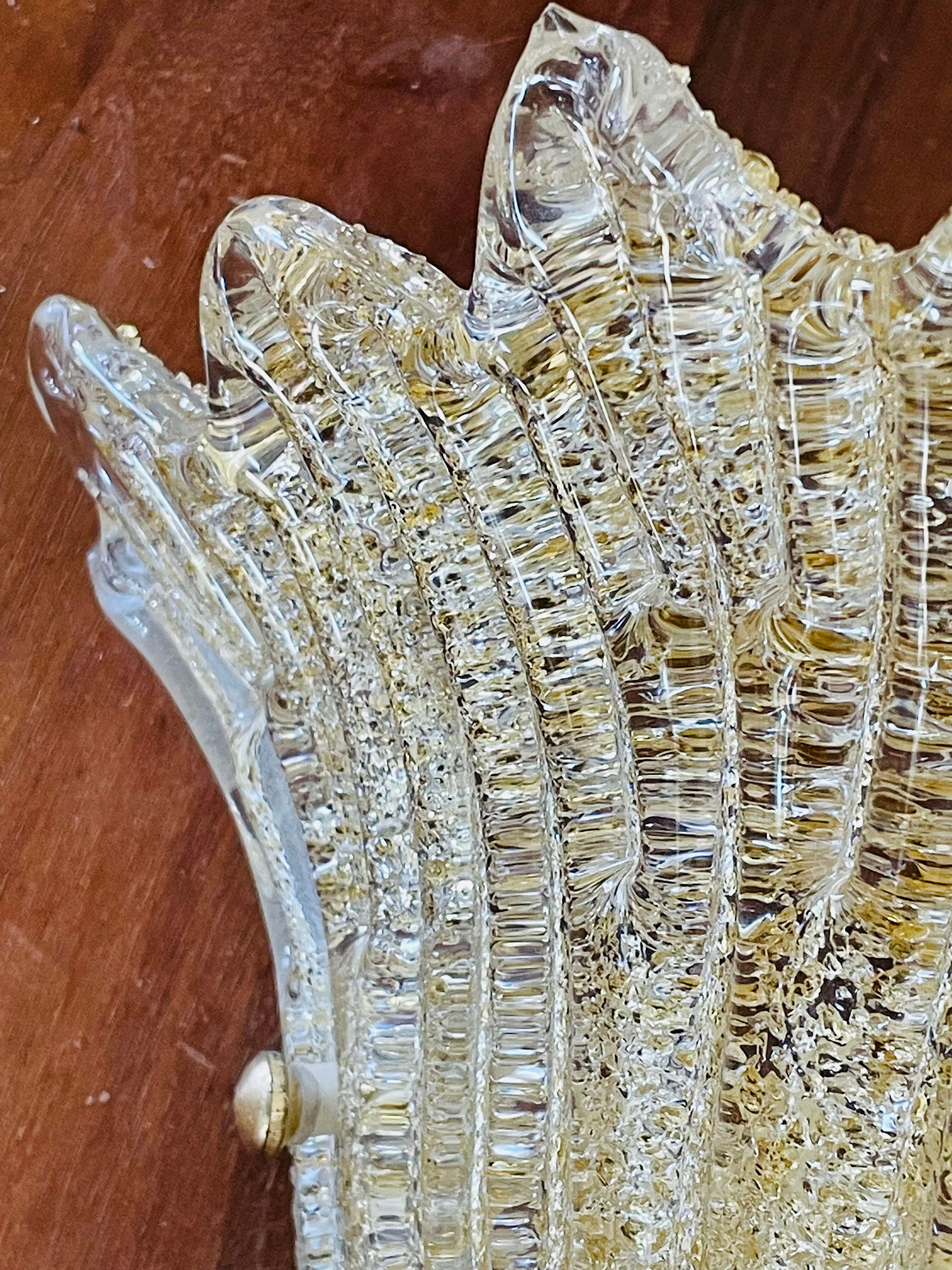 Murano glass wall lamps
