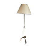 Lampadaire en fer de couleur doré