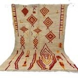 Berber henna handmade wool rug 280 X 170 CM