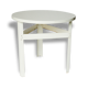 Table basse industrielle en tôle et en bois multiplis peints