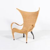 Vintage Architectural Italian design armchair