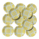 Dessert plates Salins France towel pattern from the 50s-60s.