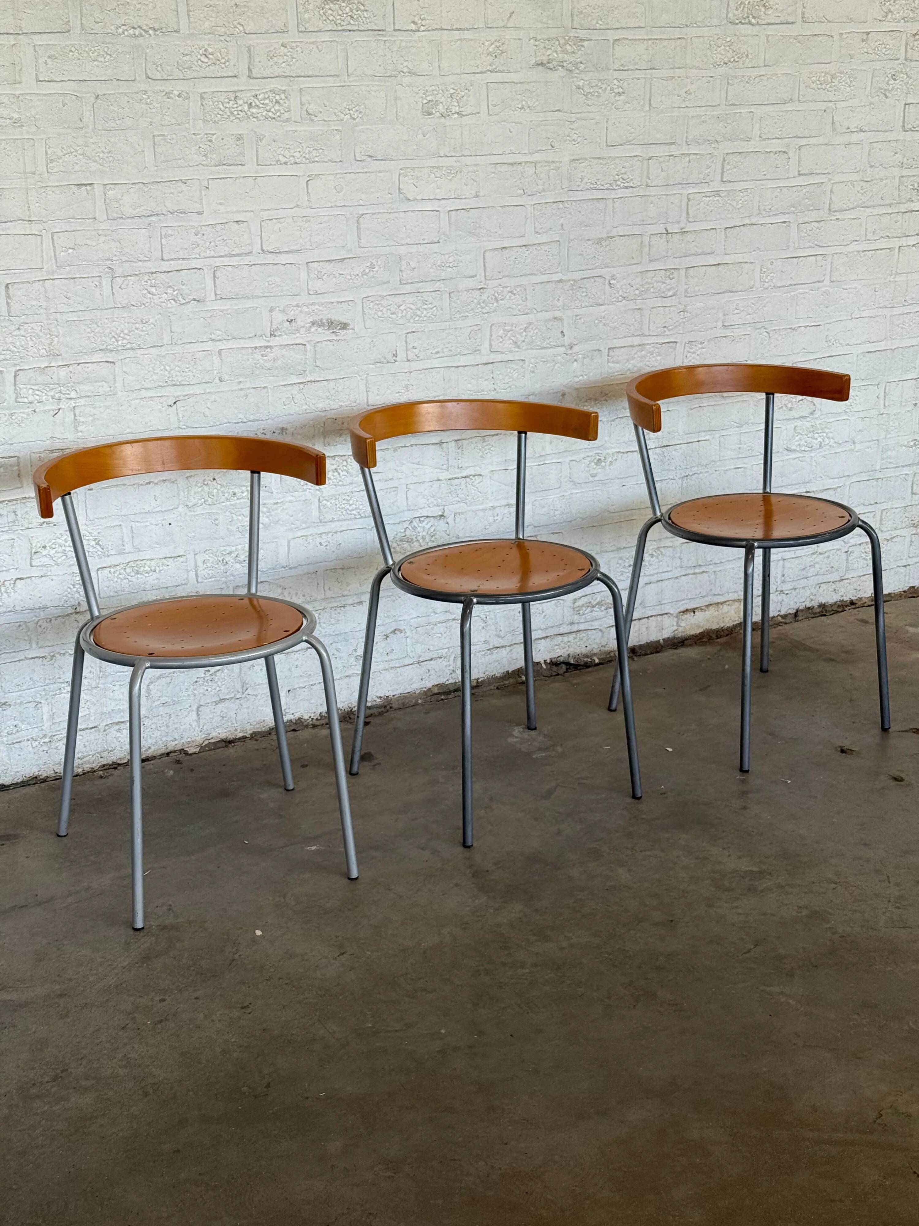 IKEA Korpo Chairs — Set of 3, Scandinavian Design, 1990s