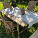 Table ancienne en bois pliante