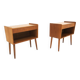 Set of 2 teak bedside tables, Sweden, 1960