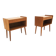 Set of 2 teak bedside tables, Sweden, 1960