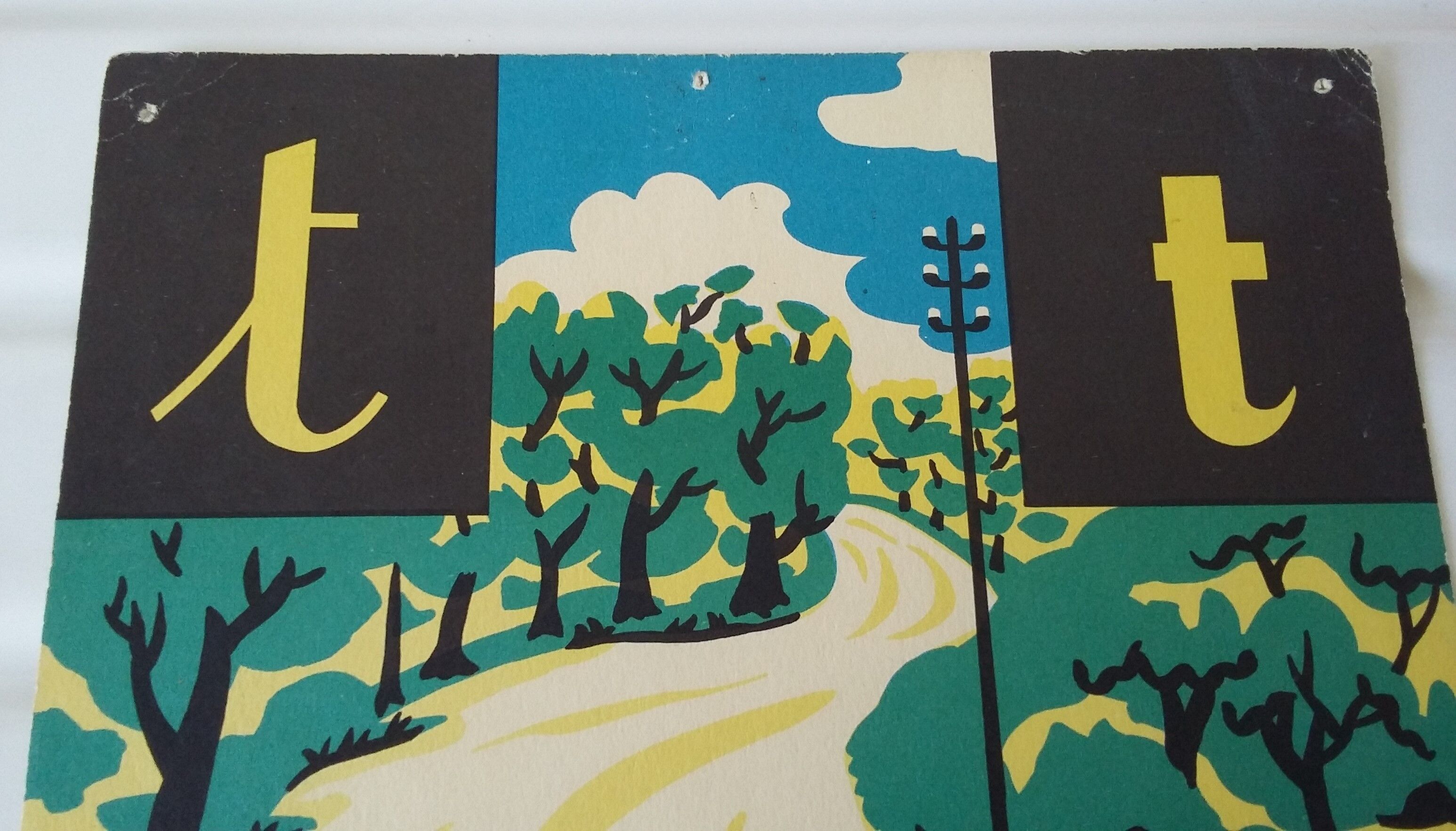 The road, reading image