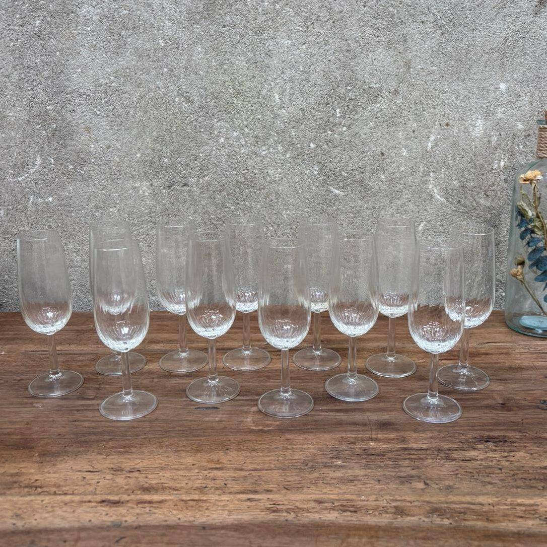 Set of champagne flutes