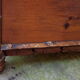 Early 20th century wardrobe in turned pine and pitch pine