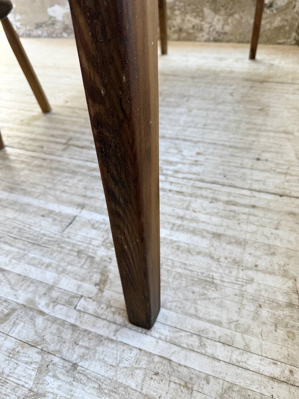 1950s pine farmhouse table 220cm