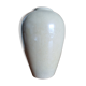 Vintage vase Art Deco style beige iridescent