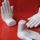 Ceramic bookends in the shape of hands x3, Holland, 1980s