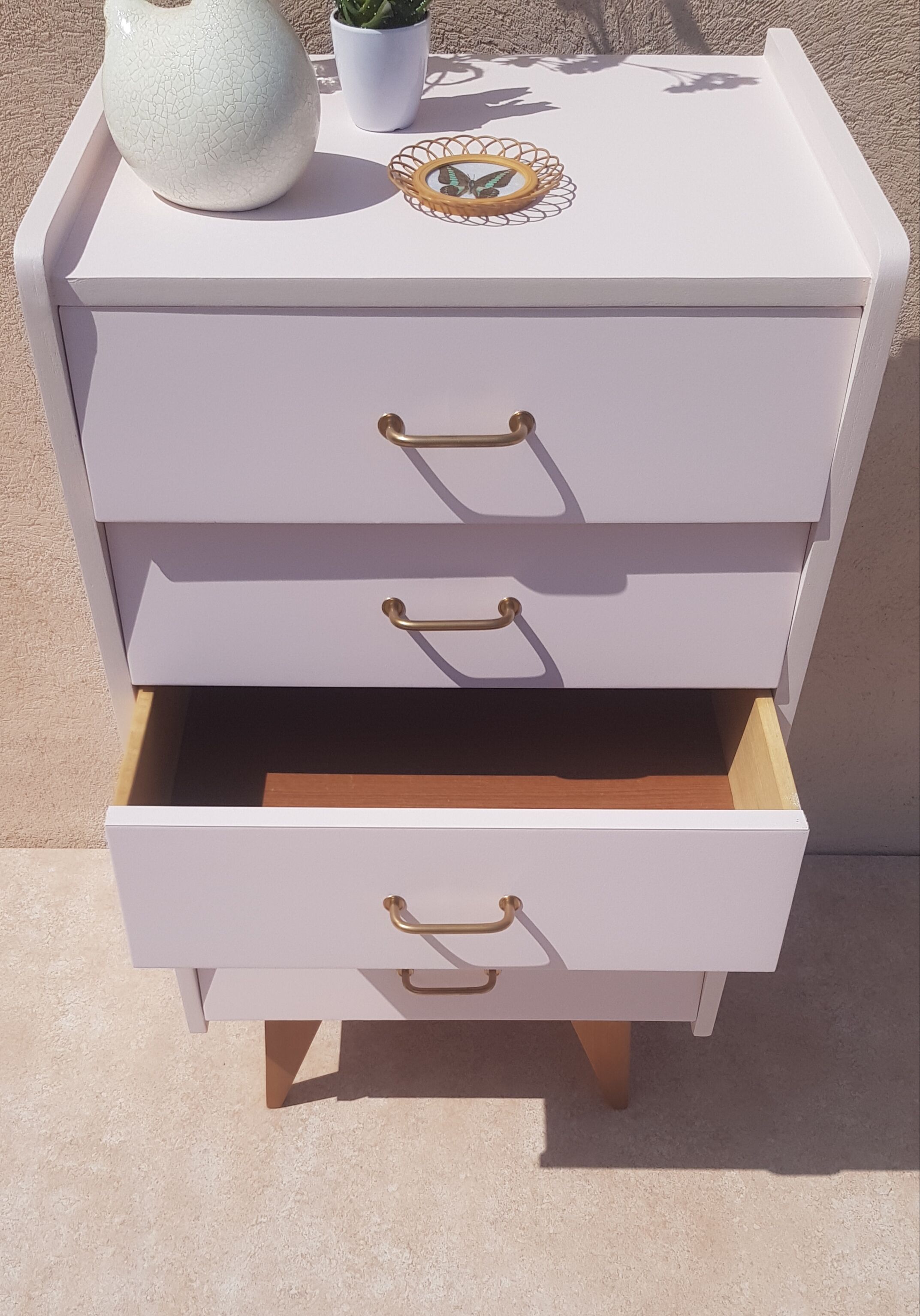 Chiffonnier vintage pieds compas