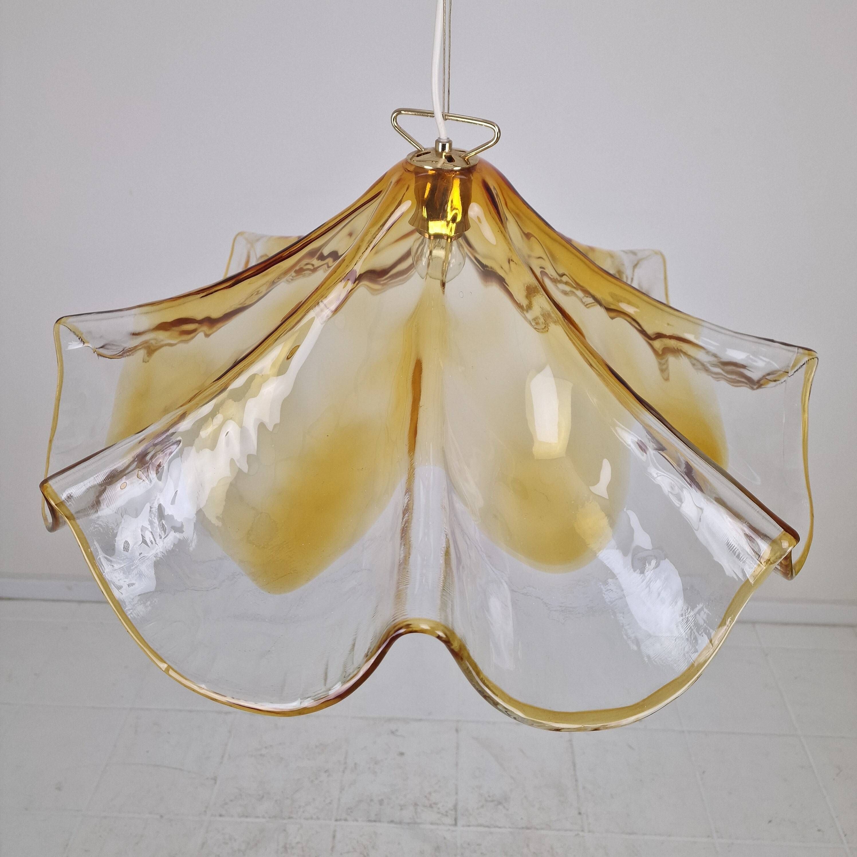 Suspension en verre de Murano La Murrina, Italie, années 1980 (2 disponibles)