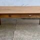 Old large farmhouse table bistro table solid oak Length 200 cm