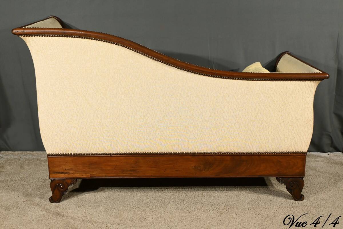 Mahogany Backrest Daybed, Restoration Period – Part 1 of the 19th Century