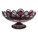 Fruit basket, bread, festive, in metal braided with pearls