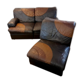 Canapé modulable et fauteuil des années 70 de UBU