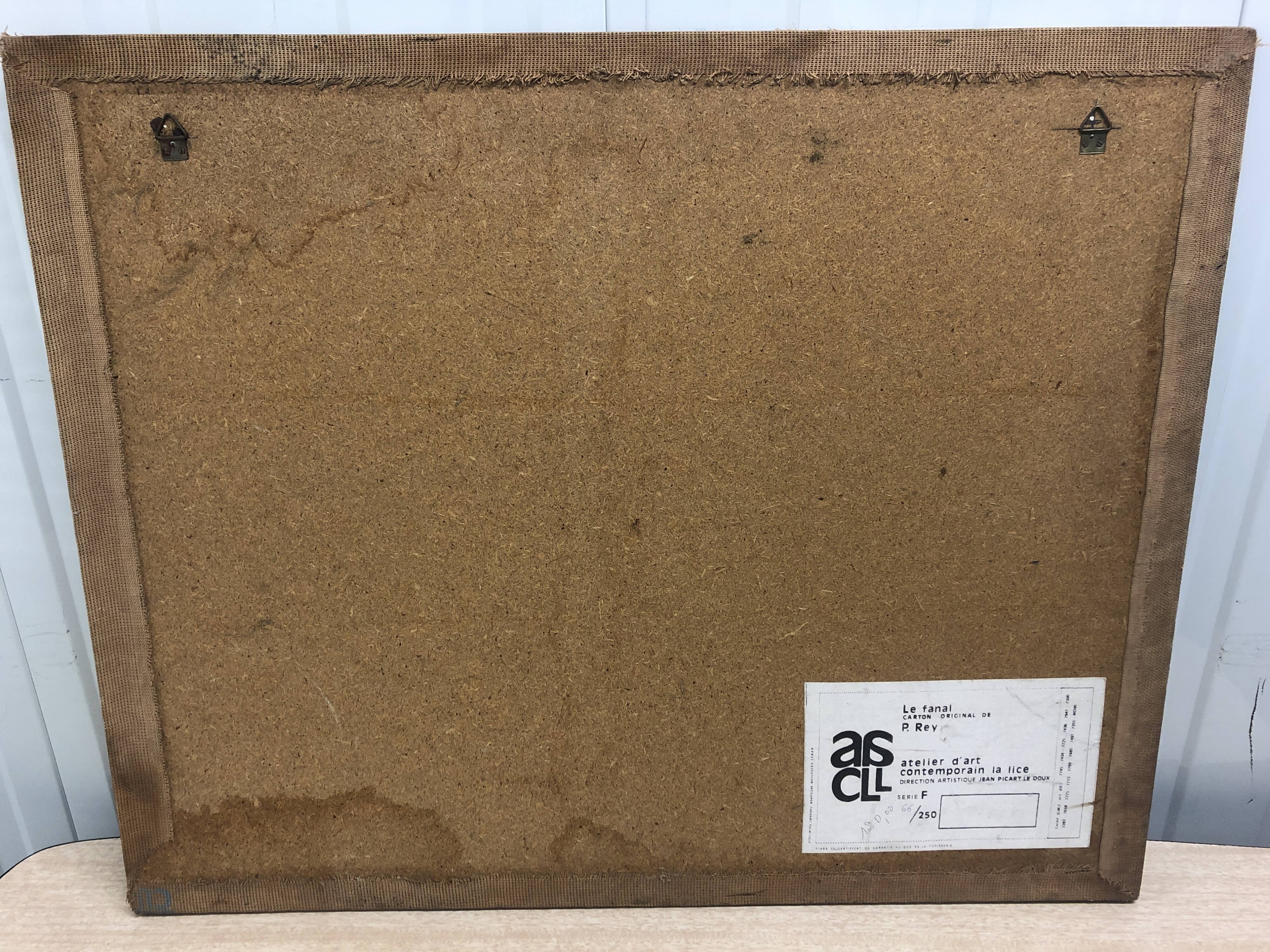 Tapestry le fanal by pierre rey and picard le doux 66/250 around 1950