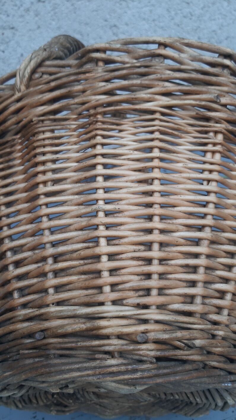 Vintage wicker basket