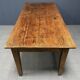 Rustic french farmhouse dining table made of oak and elm