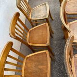 Set of 6 raw bistro chairs
