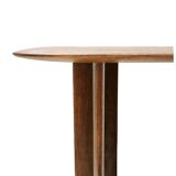 Solid oak side table