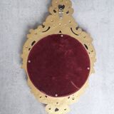 Vintage gold wall mirror