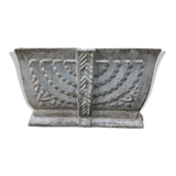 Art deco enamelled cast iron planter