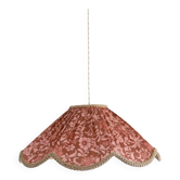 Suspension with printed floral design Françoise "auburn flowers"