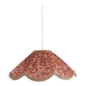 Suspension forme florale imprimée Françoise "auburn flowers"