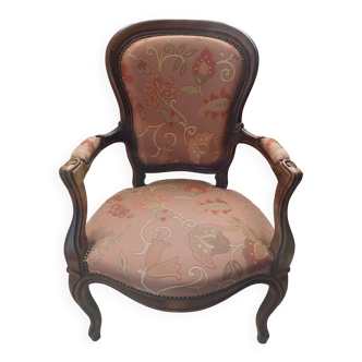 Chaise accoudoir Louis Philippe