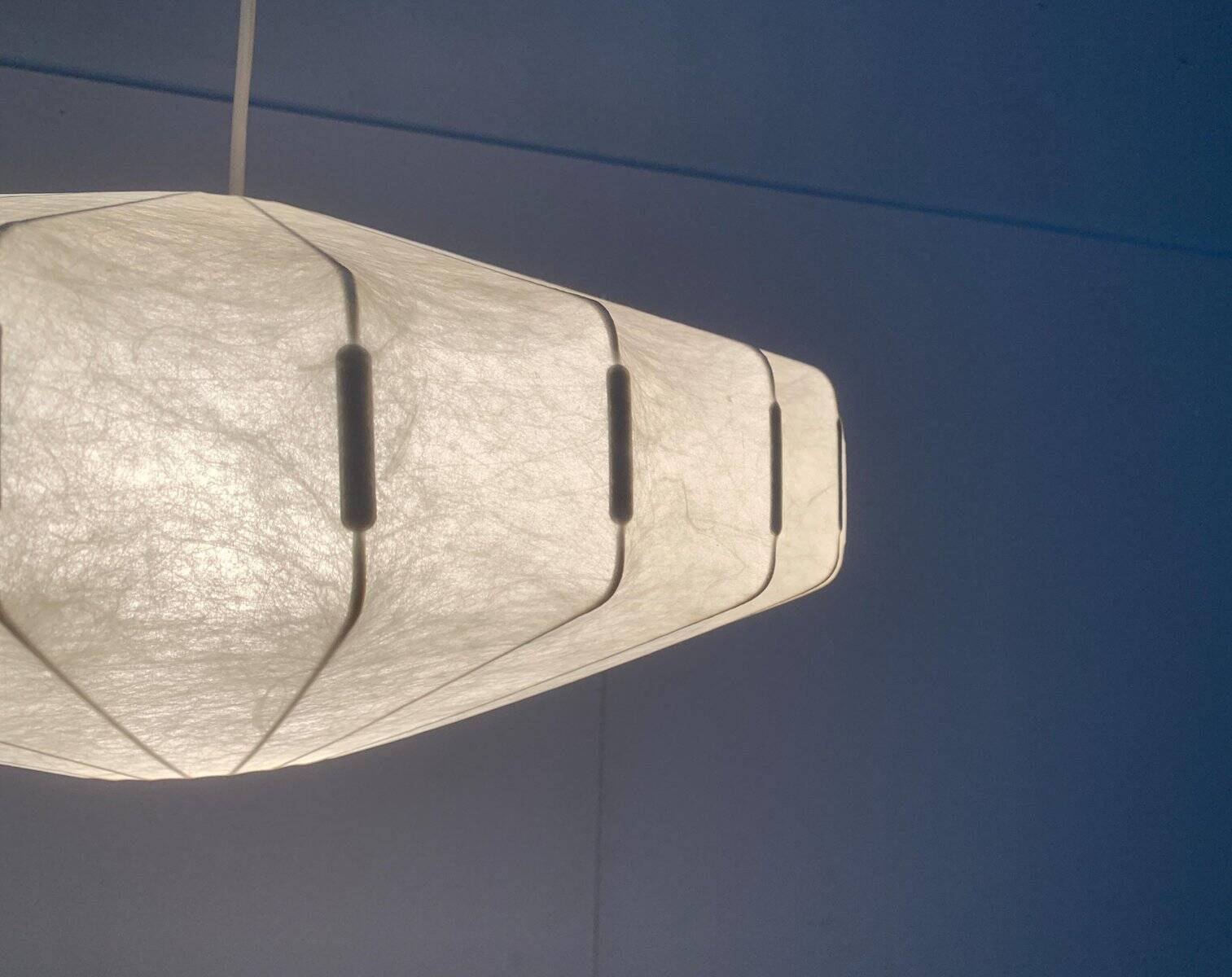 German mid-century cocoon pendant lamp by Goldkant Lighting