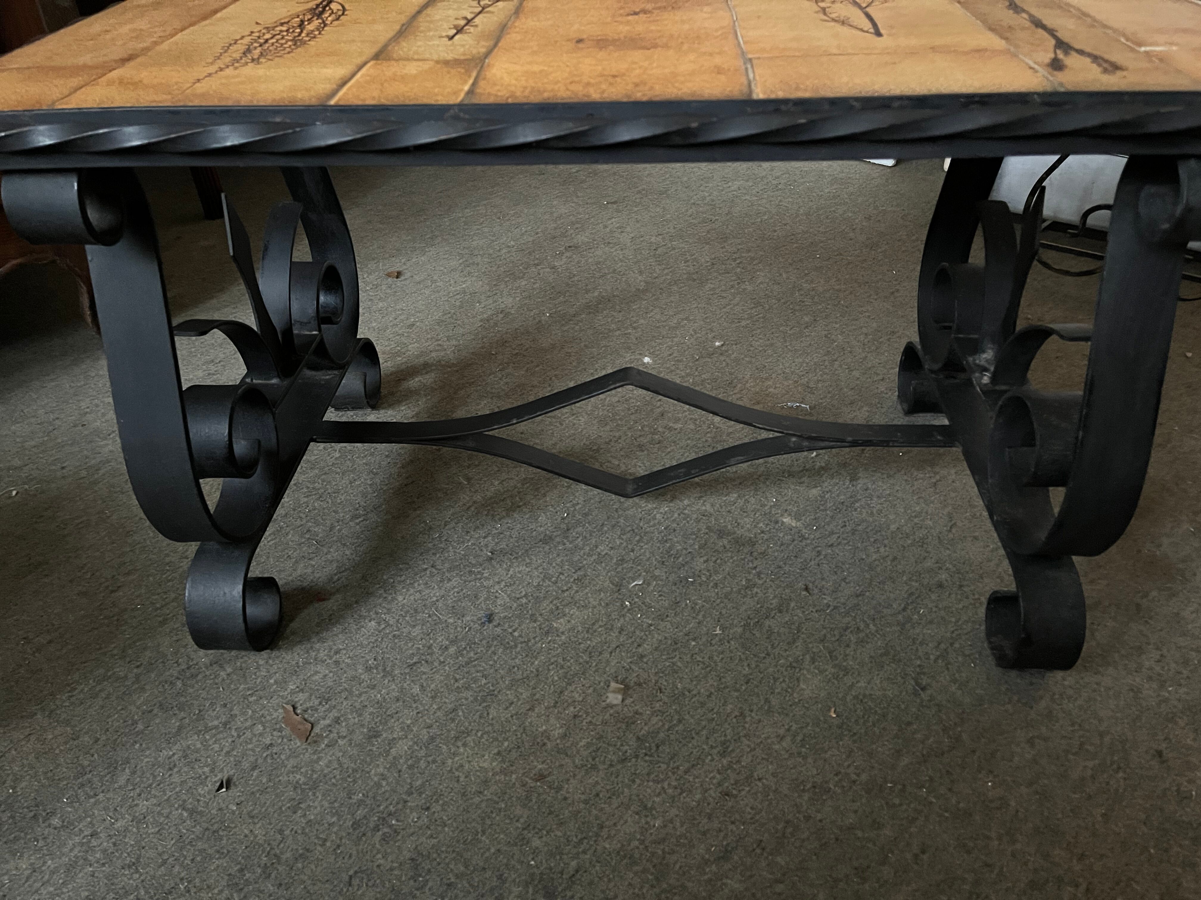 Vintage ceramic coffee table from the 70s