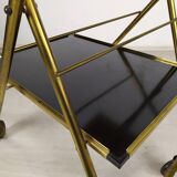 Vintage brass folding dessert